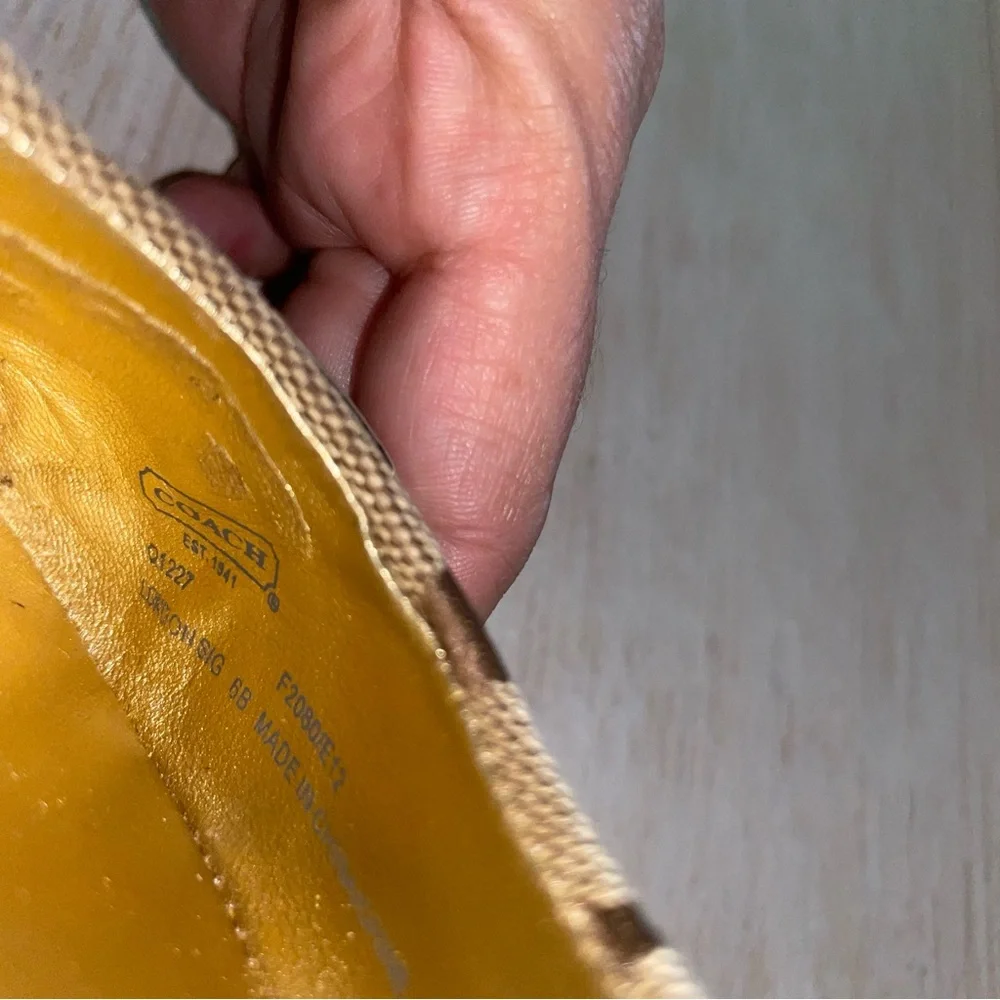 Coach London signature ballet flat size 6 - Picture 7 of 13